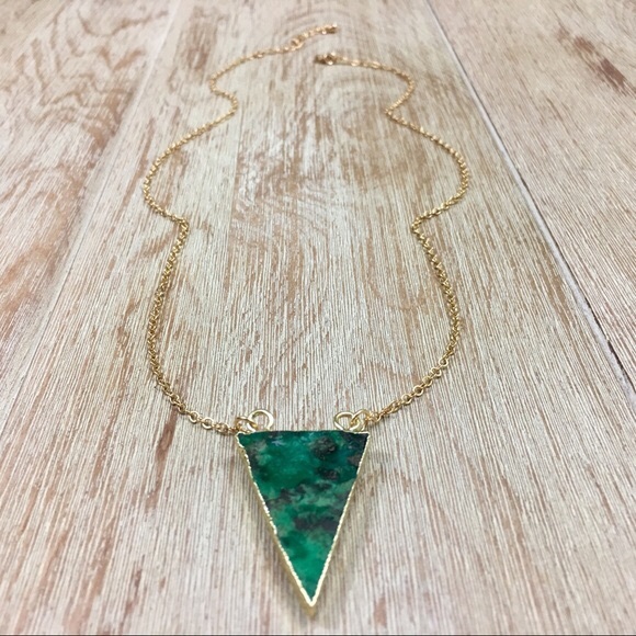 💫🆕 E&L ✨🌙 Chrysoprase Australian Jade Necklace - Picture 5 of 8